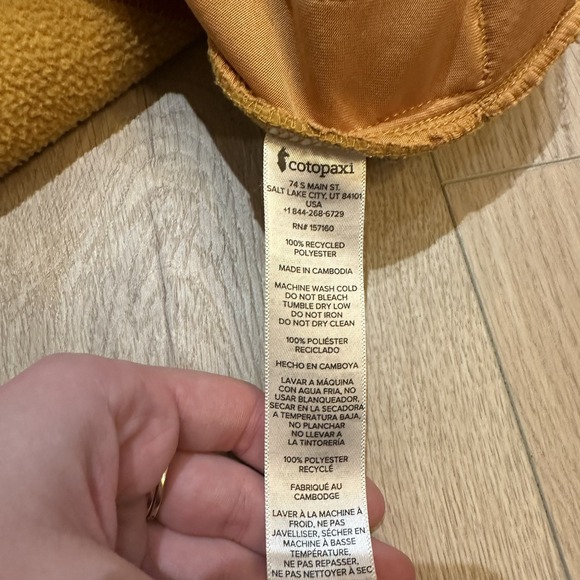 Cotopaxi Women's Fleece Pullover Medium Colorblock Gorpcore 1/2 Zip Outdoor - Picture 8 of 8